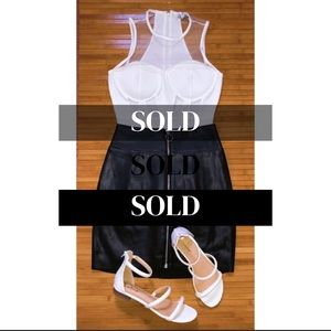 ⛔️SOLD⛔️Mesh Bustier Bodysuit